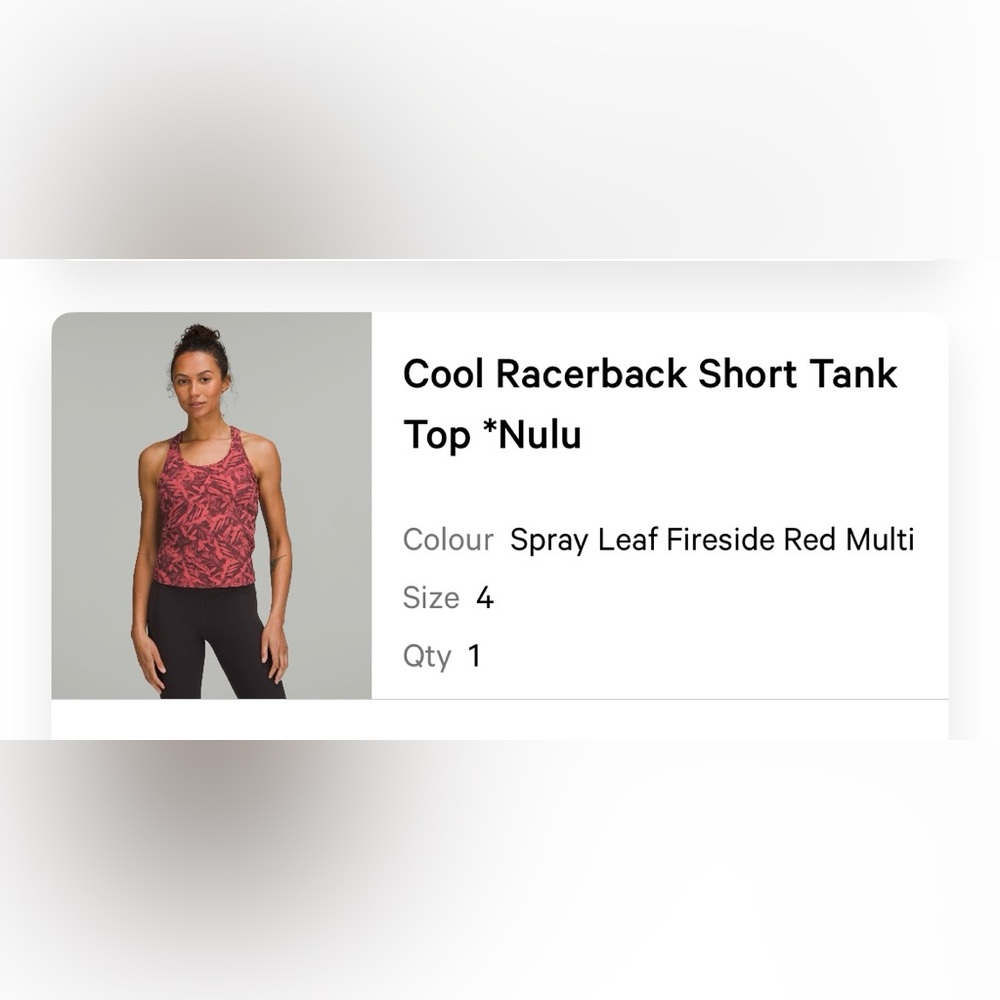 Lululemon Nulu tank